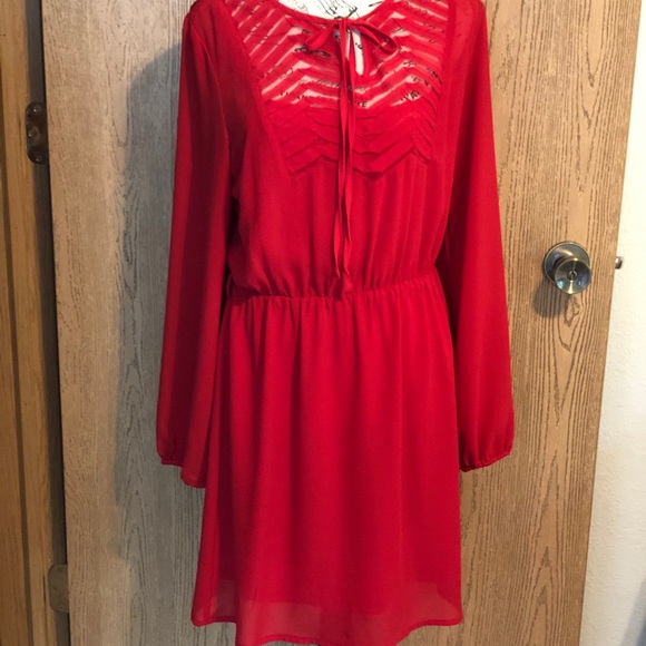 charming charlie red dress